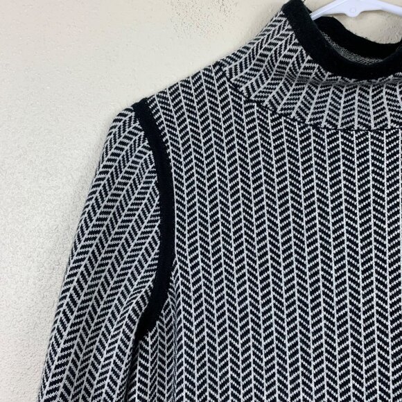 Title Nine Barra Herringbone Merino Wool Tunic Sweater - Size Small - Picture 2 of 8